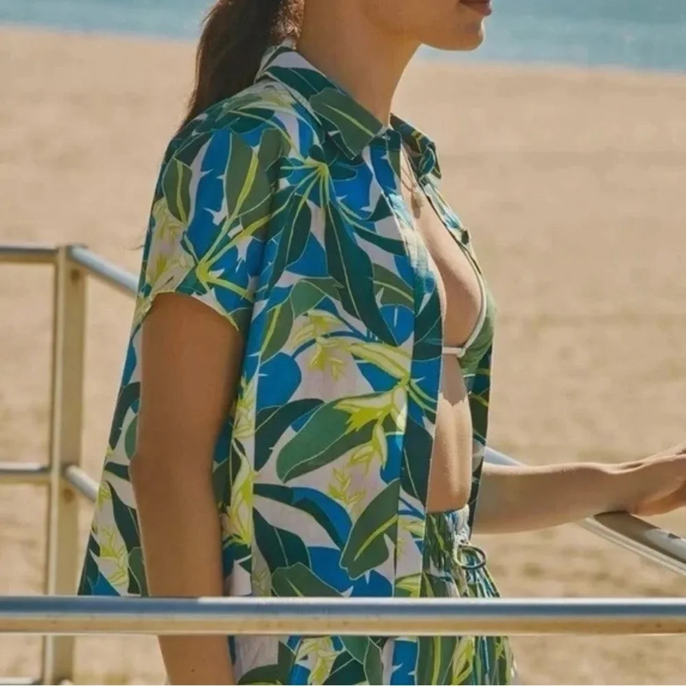 Farm for Anthropologie women’s linen button up